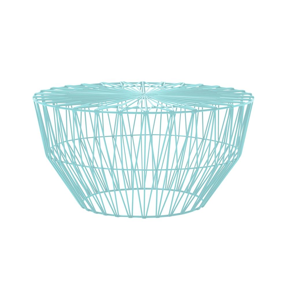 Drum Table table Bend Goods Peacock Blue No Top 