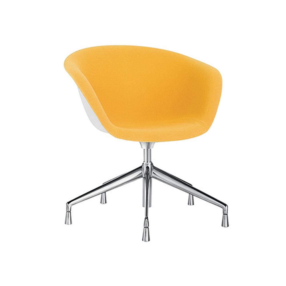 Duna 02 Five Star Base Chair With Front Upholstery Chairs Arper 
