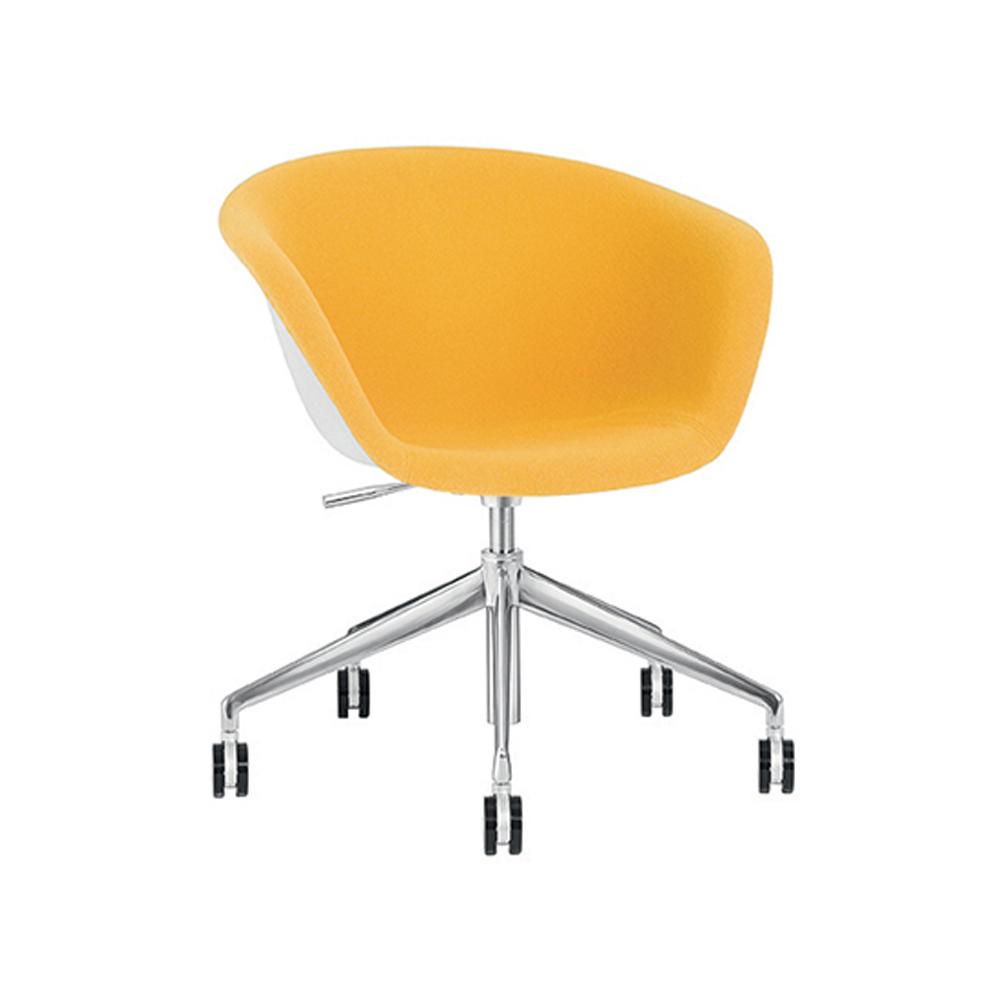Duna 02 Five Star Base Chair With Front Upholstery Chairs Arper 
