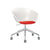 Duna 02 Five Star Base Chair With Seat Cushion Chairs Arper 