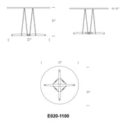 E020 Embrace Table Dining Tables Carl Hansen 