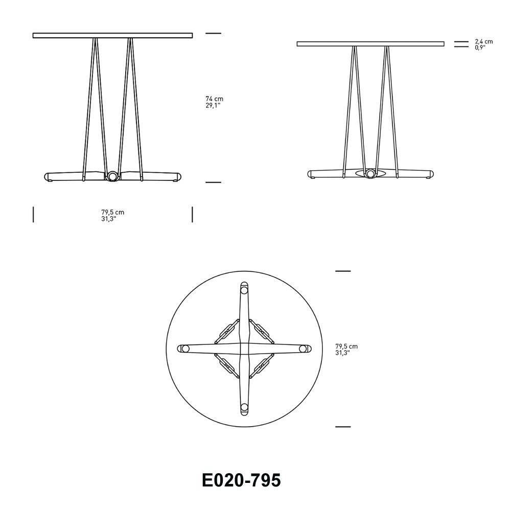 E020 Embrace Table Dining Tables Carl Hansen 