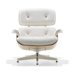 Eames Lounge Chair in White Ash lounge chair herman miller 