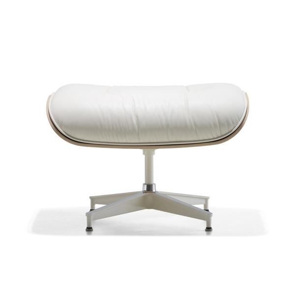 Eames Ottoman White Ash ottomans herman miller 