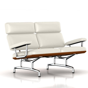 Eames 2-Seat Sofa by Herman Miller Sofa herman miller Walnut Pearl White MCL Leather + $420.00 