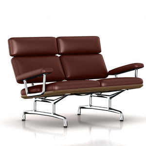 Eames 2-Seat Sofa by Herman Miller Sofa herman miller Teak + $650.00 Brown MCL Leather + $420.00 