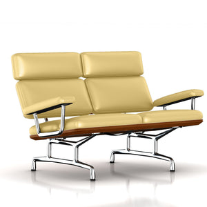 Eames 2-Seat Sofa by Herman Miller Sofa herman miller Walnut Chamois Dream Cow Leather + $1781.00 
