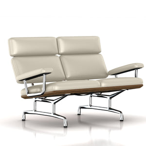 Eames 2-Seat Sofa by Herman Miller Sofa herman miller Teak + $650.00 Milky Way Metallic Leather + $1781.00 