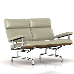 Eames 2-Seat Sofa by Herman Miller Sofa herman miller Teak + $650.00 Smog Metallic Leather + $1781.00 