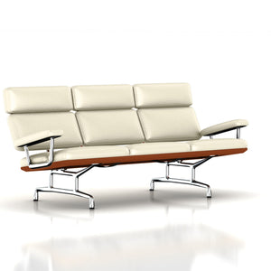 Eames 3-Seat Sofa by Herman Miller Sofa herman miller Walnut Ivory MCL Leather + $600.00 