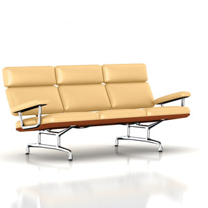 Eames 3-Seat Sofa by Herman Miller Sofa herman miller Walnut Almond MCL Leather + $600.00 