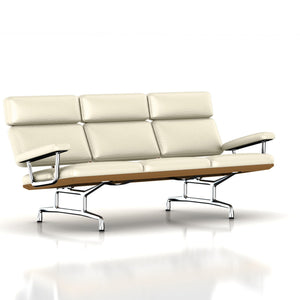 Eames 3-Seat Sofa by Herman Miller Sofa herman miller Teak + $600.00 Ivory MCL Leather + $600.00 