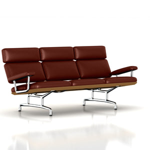 Eames 3-Seat Sofa by Herman Miller Sofa herman miller Teak + $600.00 Brown MCL Leather + $600.00 