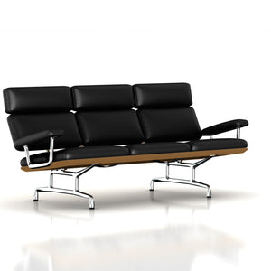 Eames 3-Seat Sofa by Herman Miller Sofa herman miller Teak + $600.00 Black MCL Leather + $600.00 