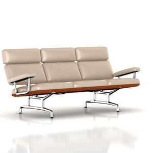 Eames 3-Seat Sofa by Herman Miller Sofa herman miller Walnut Milky Way Metallic Leather + $1730.00 