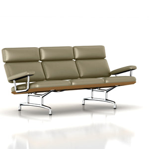 Eames 3-Seat Sofa by Herman Miller Sofa herman miller Teak + $600.00 Smog Metallic Leather + $1730.00 