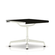 Eames Outdoor Aluminum Ottoman Outdoors herman miller White Base/Frame Graphite Outdoor Weave Fabric 