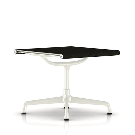 Eames Outdoor Aluminum Ottoman Outdoors herman miller White Base/Frame Graphite Outdoor Weave Fabric 