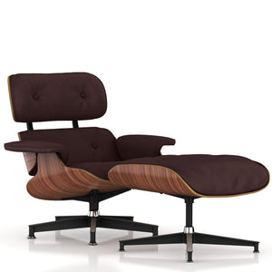Eames Lounge Chair and Ottoman lounge chair herman miller Walnut Veneer Espresso MCL Leather + $200.00 