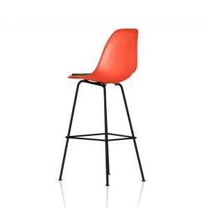 Eames Molded Plastic Stool with Seat Pad Stools herman miller 