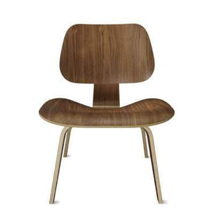 Eames Molded Plywood Dining Chair with Wood Base Side/Dining herman miller 