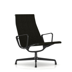 Eames Outdoor Aluminum Lounge Chair Outdoors herman miller Graphite Satin Base/Frame Graphite Outdoor Weave Fabric 
