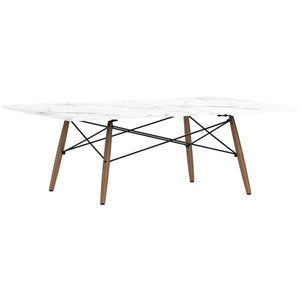 Eames Rectangular Dowel Leg Coffee Table Coffee Tables herman miller Carrara Marble +$1420.00 Walnut +$30.00 Black