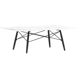 Eames Rectangular Dowel Leg Coffee Table Coffee Tables herman miller Carrara Marble +$1420.00 Ebony +$30.00 Black