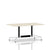 Eames Rectangular Table Dining Tables herman miller Black Umber Soft White Laminate 