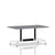 Eames Rectangular Table Dining Tables herman miller Black Umber Cool Grey Neutral Laminate 