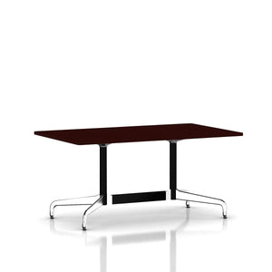 Eames Rectangular Table Dining Tables herman miller Black Umber Dark Mahogany Veneer +$505.00 