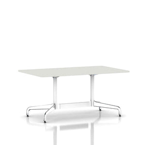 Eames Rectangular Table Dining Tables herman miller White White Laminate 