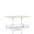 Eames Rectangular Table Dining Tables herman miller White Soft White Laminate 