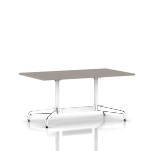Eames Rectangular Table Dining Tables herman miller White Warm Grey Neutral Laminate 