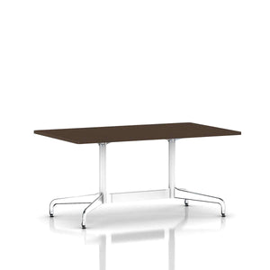 Eames Rectangular Table Dining Tables herman miller White Walnut Veneer +$505.00 