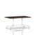 Eames Rectangular Table Dining Tables herman miller White Walnut Veneer +$505.00 