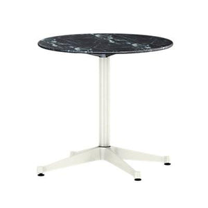 Eames Table Contract Base Round Outdoor 30" Dia. Outdoors herman miller 16-inches high Wisconsin Black Marble Top + $650.00 White Base