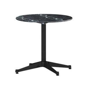 Eames Table Contract Base Round Outdoor 30" Dia. Outdoors herman miller 16-inches high Wisconsin Black Marble Top + $650.00 Graphite Satin Base
