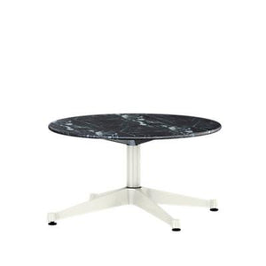 Eames Table Contract Base Round Outdoor 30" Dia. Outdoors herman miller 28 1/2-inches high Wisconsin Black Marble Top + $650.00 White Base