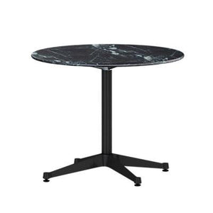 Eames Table Contract Base Round Outdoor 36" Dia. Outdoors herman miller 16-inches high Wisconsin Black Marble Top +$1550.00 Graphite Satin Base