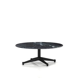 Eames Table Contract Base Round Outdoor 42" Dia. Outdoors herman miller 16-inches high Wisconsin Black Marble Top +$2475.00 Graphite Satin Base