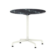 Eames Table Universal Base Round Outdoor 30" Dia. Outdoors herman miller 28 1/2-inches high Wisconsin Black Marble Top + $650.00 White Base