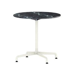 Eames Table Universal Base Round Outdoor 30" Dia. Outdoors herman miller 28 1/2-inches high Wisconsin Black Marble Top + $650.00 White Base