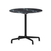 Eames Table Universal Base Round Outdoor 30" Dia. Outdoors herman miller 28 1/2-inches high Wisconsin Black Marble Top + $650.00 Graphite Satin Base