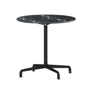 Eames Table Universal Base Round Outdoor 30" Dia. Outdoors herman miller 28 1/2-inches high Wisconsin Black Marble Top + $650.00 Graphite Satin Base