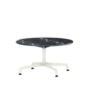 Eames Table Universal Base Round Outdoor 30" Dia. Outdoors herman miller 16-inches high Wisconsin Black Marble Top + $650.00 White Base