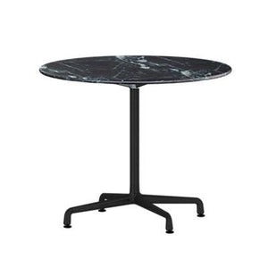 Eames Table Universal Base Round Outdoor 36" Dia. Outdoors herman miller 28 1/2-inches high Wisconsin Black Marble Top + $1550.00 Graphite Satin Base