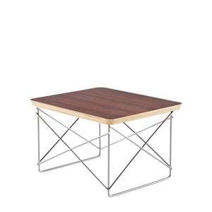Eames Wire Base Low Table side/end table herman miller Walnut +$95.00 Trivalent Chrome +$15.00 
