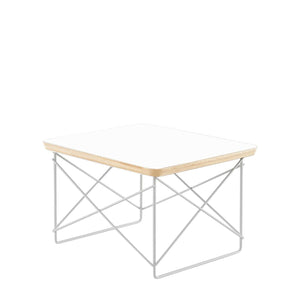 Eames Wire Base Low Table side/end table herman miller White White 