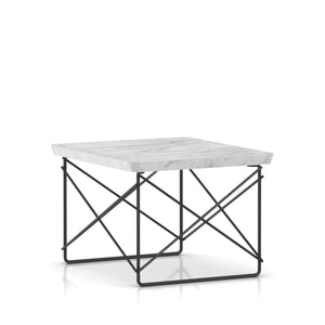 Eames Wire Base Low Table Outdoor Outdoors herman miller Georgia Grey Marble Top Graphite Satin Base 